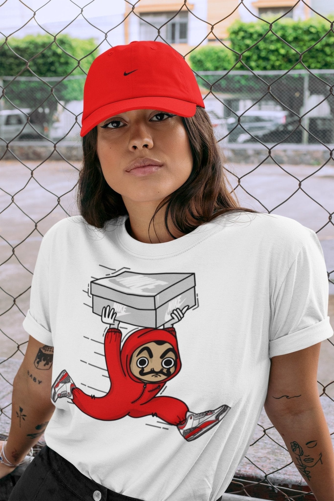 Jordan 3 Fire Red Sneaker Match Tees Sneaker Heist Sneaker Tees Jordan 3 Fire Red Sneaker Release Tees Unisex Shirts