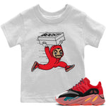 Yeezy 700 Hi-Res Red Sneaker Match Tees Sneaker Heist Sneaker Tees Yeezy 700 Hi-Res Red Sneaker Release Tees Kids Shirts