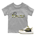 Air Jordan 1 X Travis Scott Golf Olive shirt to match jordans Sneaker Hunter sneaker tees Air Jordan 1 Travis Scott Golf SNRT Sneaker Release Tees Baby Toddler Heather Grey 1 T-Shirt