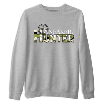 Air Jordan 1 X Travis Scott Golf Olive shirt to match jordans Sneaker Hunter sneaker tees Air Jordan 1 Travis Scott Golf SNRT Sneaker Release Tees Unisex Heather Grey 2 T-Shirt