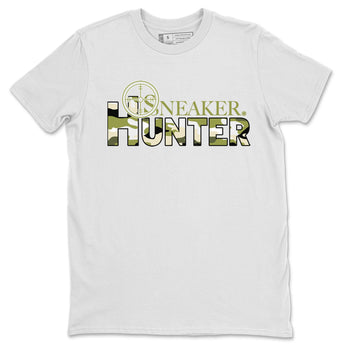 Air Jordan 1 X Travis Scott Golf Olive shirt to match jordans Sneaker Hunter sneaker tees Air Jordan 1 Travis Scott Golf SNRT Sneaker Release Tees Unisex White 2 T-Shirt
