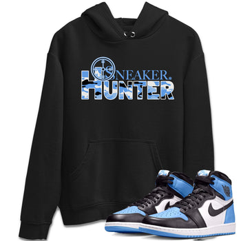 Air Jordan 1 Retro High OG UNC Toe shirt to match jordans Sneaker Hunter sneaker tees Air Jordan 1 High OG University Blue SNRT Sneaker Release Tees Unisex Black 1 T-Shirt