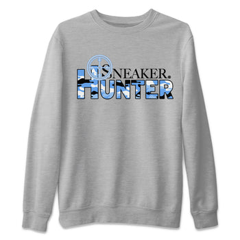 Air Jordan 1 Retro High OG UNC Toe shirt to match jordans Sneaker Hunter sneaker tees Air Jordan 1 High OG University Blue SNRT Sneaker Release Tees Unisex Heather Grey 2 T-Shirt