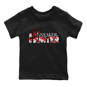 Air Jordan 12 Cherry shirt to match jordans Sneaker Hunter sneaker tees Air Jordan 12 Retro Cherry SNRT Sneaker Release Tees Baby Toddler Black 2 T-Shirt