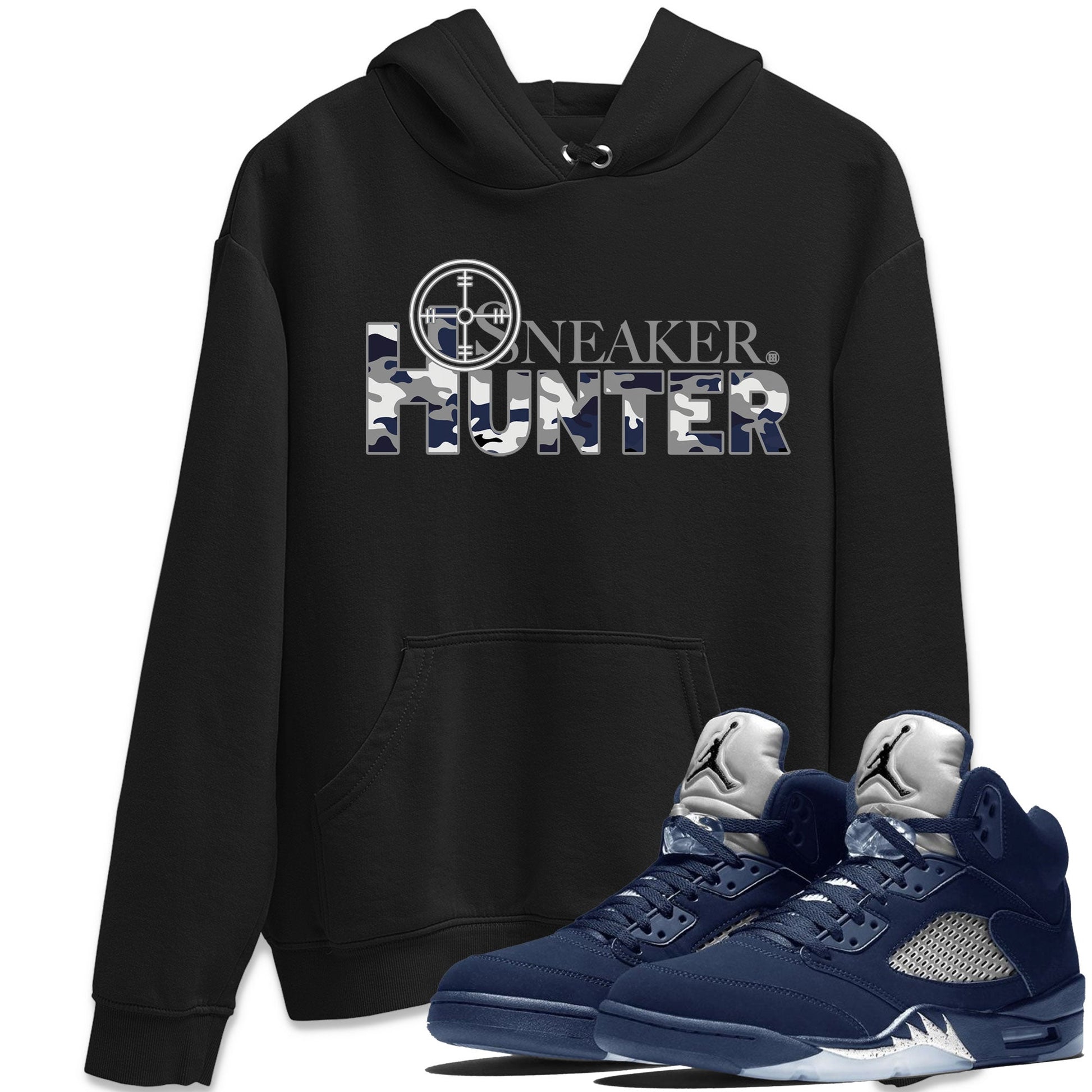 Air Jordan 5 Retro Midnight Navy shirt to match jordans Sneaker Hunter sneaker tees Air Jordan 5 Midnight Navy SNRT Sneaker Release Tees Unisex Black 1 T-Shirt