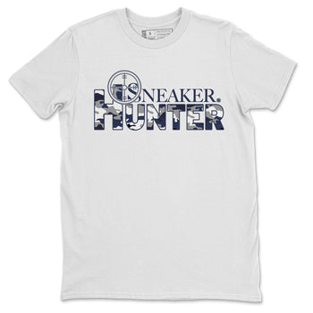 Air Jordan 5 Retro Midnight Navy shirt to match jordans Sneaker Hunter sneaker tees Air Jordan 5 Midnight Navy SNRT Sneaker Release Tees Unisex White 2 T-Shirt