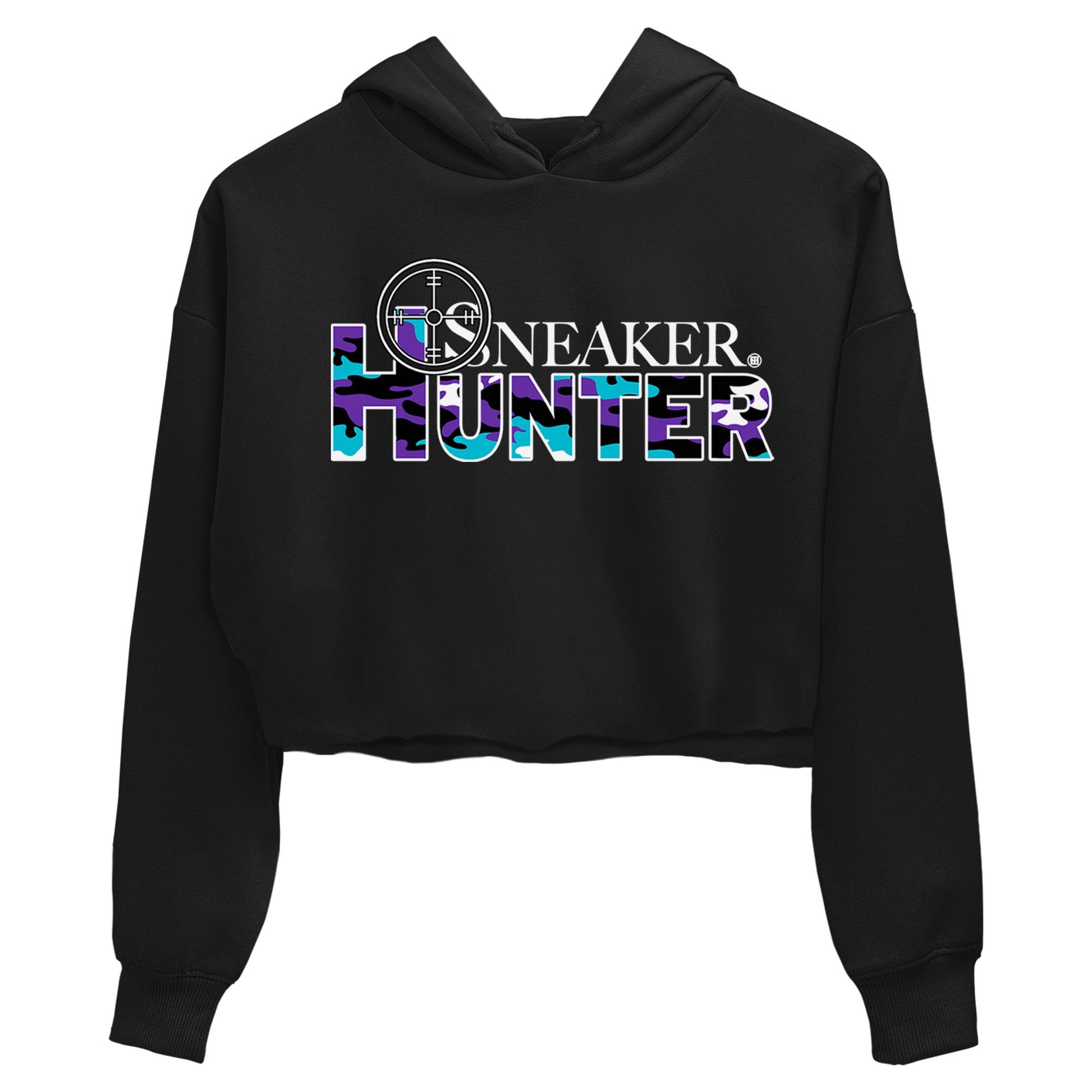 6s Aqua shirt to match jordans Sneaker Hunter sneaker tees Air Jordan 6 Aqua SNRT Sneaker Release Tees Black 2 Crop T-Shirt