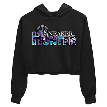6s Aqua shirt to match jordans Sneaker Hunter sneaker tees Air Jordan 6 Aqua SNRT Sneaker Release Tees Black 2 Crop T-Shirt