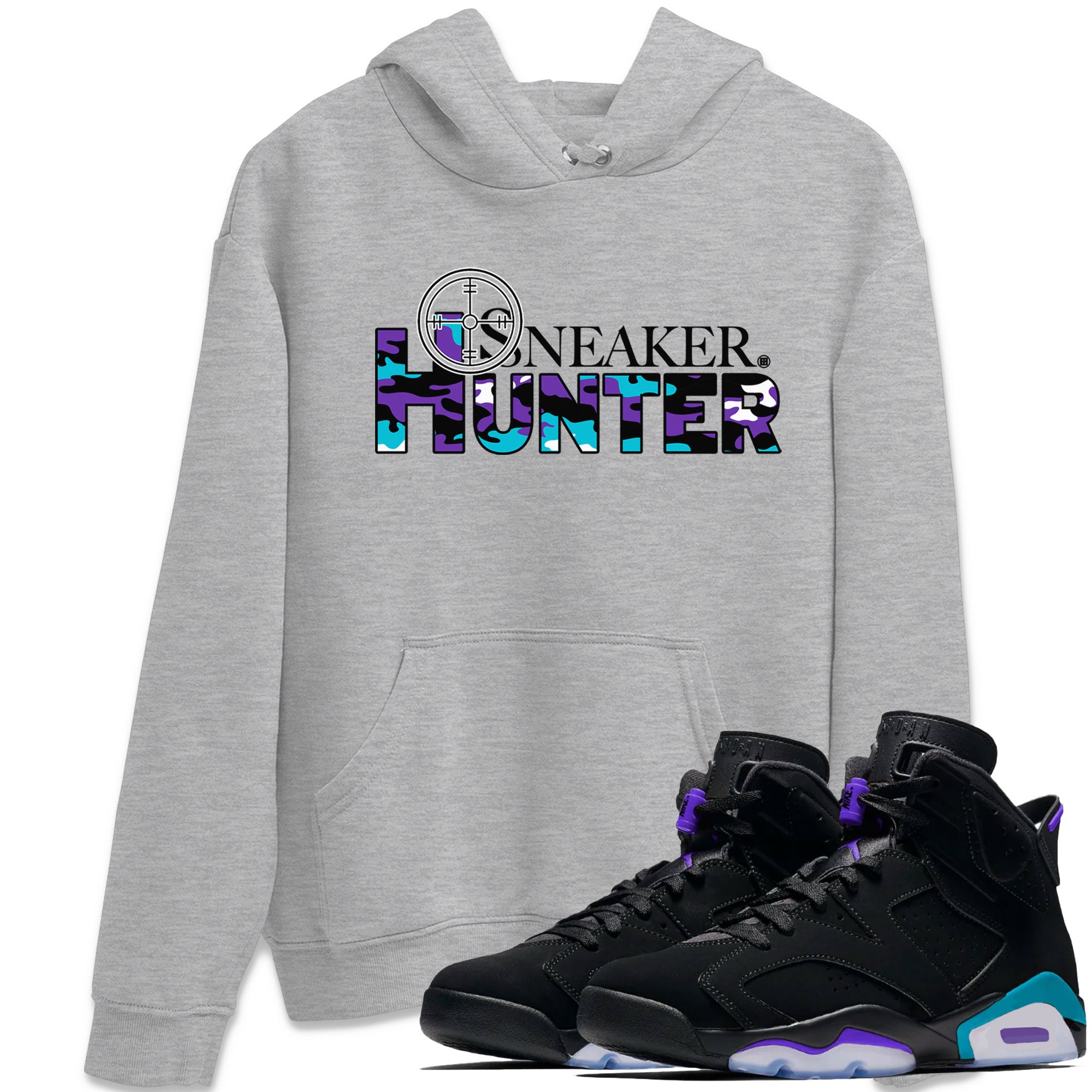 6s Aqua shirt to match jordans Sneaker Hunter sneaker tees Air Jordan 6 Aqua SNRT Sneaker Release Tees Unisex Heather Grey 1 T-Shirt