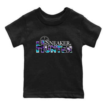 6s Aqua shirt to match jordans Sneaker Hunter sneaker tees Air Jordan 6 Aqua SNRT Sneaker Release Tees Baby Toddler Black 2 T-Shirt