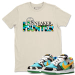 Dunk Chunky Dunky shirt to match jordans Sneaker Hunter sneaker tees Dunk Low Ben & Jerry's Chunky Dunky SNRT Sneaker Release Tees Unisex Natural 1 T-Shirt