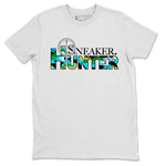Dunk Chunky Dunky shirt to match jordans Sneaker Hunter sneaker tees Dunk Low Ben & Jerry's Chunky Dunky SNRT Sneaker Release Tees Unisex White 2 T-Shirt