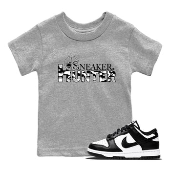 Dunk Panda shirt to match jordans Sneaker Hunter sneaker tees Dunk Panda SNRT Sneaker Release Tees Baby Toddler Heather Grey 1 T-Shirt