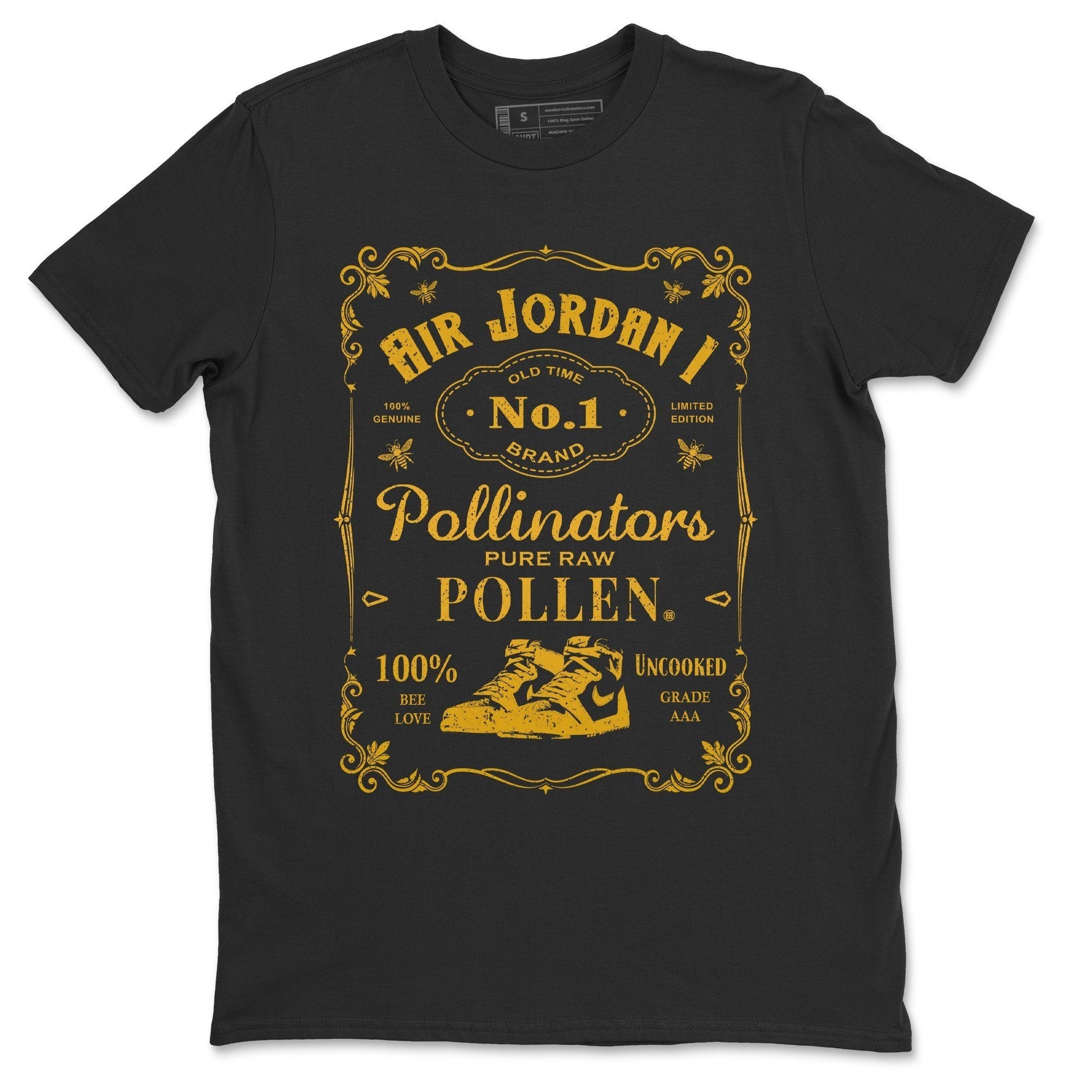 Jordan 1 Pollen Sneaker Match Tees Sneaker Label Sneaker Tees Jordan 1 Pollen Sneaker Release Tees Unisex Shirts