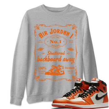 Jordan 1 Shattered Backboard Away Sneaker Match Tees Sneaker Label Sneaker Tees Jordan 1 Shattered Backboard Away Sneaker Release Tees Unisex Shirts