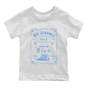 Air Jordan 1 Retro High OG UNC Toe Shirt to match Jordans Sneaker Label Sneaker Tees Air Jordan 1 High OG UNC Toe SNRT Sneaker Release Tees Kids and Baby Tees White 2
