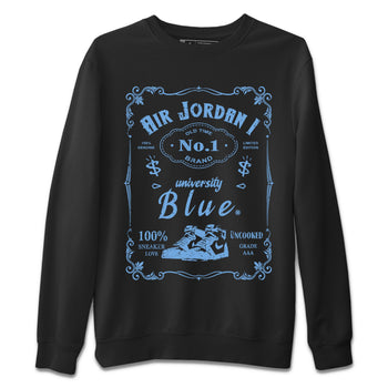 Air Jordan 1 Retro High OG UNC Toe Shirt to match Jordans Sneaker Label Sneaker Tees Air Jordan 1 High OG UNC Toe SNRT Sneaker Release Tees Crew Neck T-Shirts Black 2