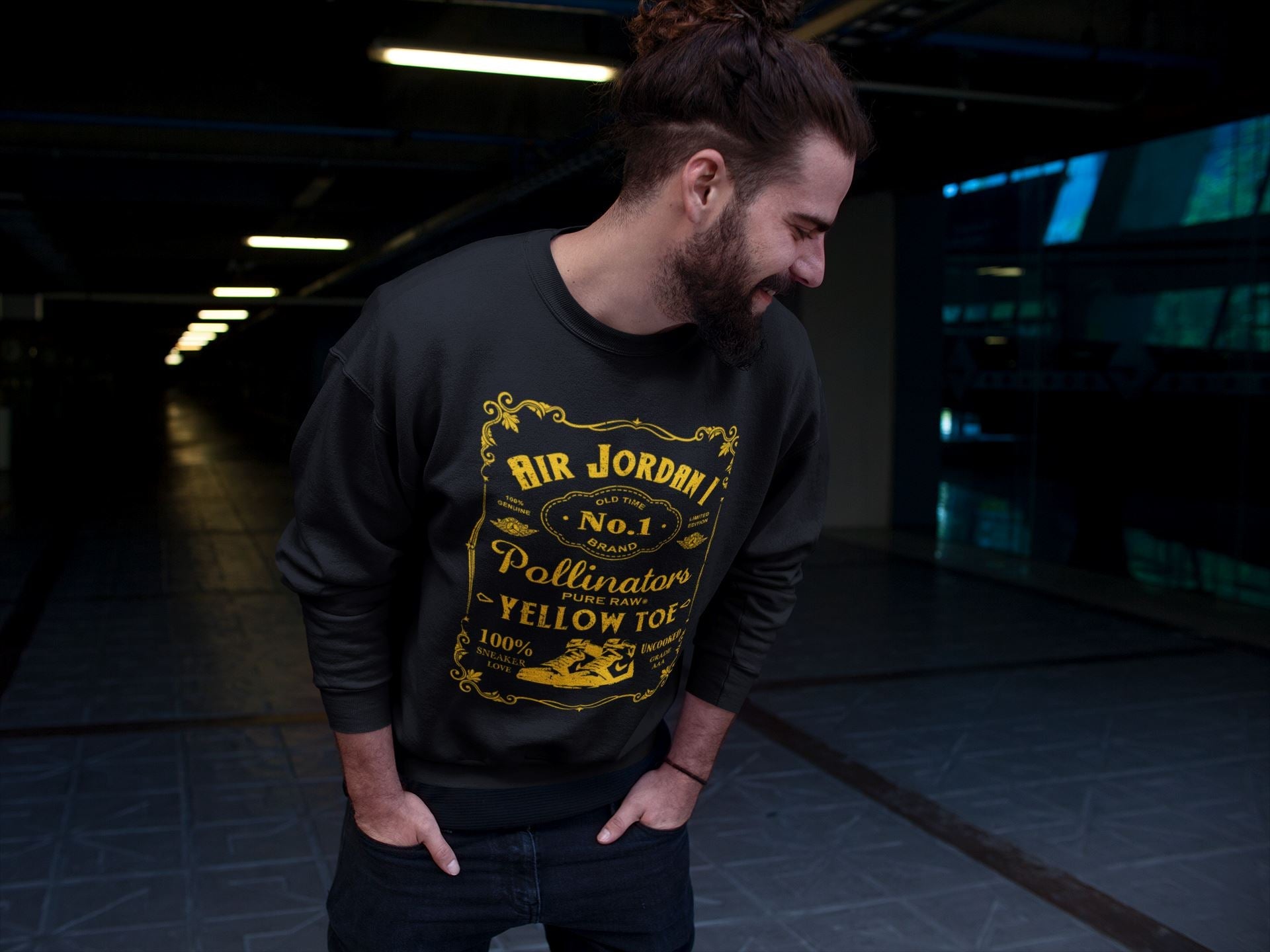 Jordan 1 Yellow Toe Sneaker Match Tees Sneaker Label Sneaker Tees Jordan 1 Yellow Toe Sneaker Release Tees Unisex Shirts