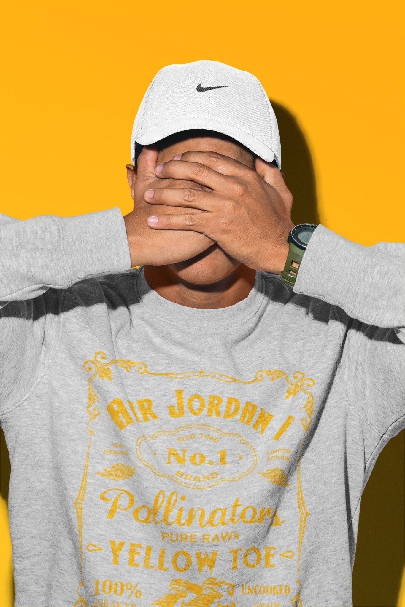 Jordan 1 Yellow Toe Sneaker Match Tees Sneaker Label Sneaker Tees Jordan 1 Yellow Toe Sneaker Release Tees Unisex Shirts