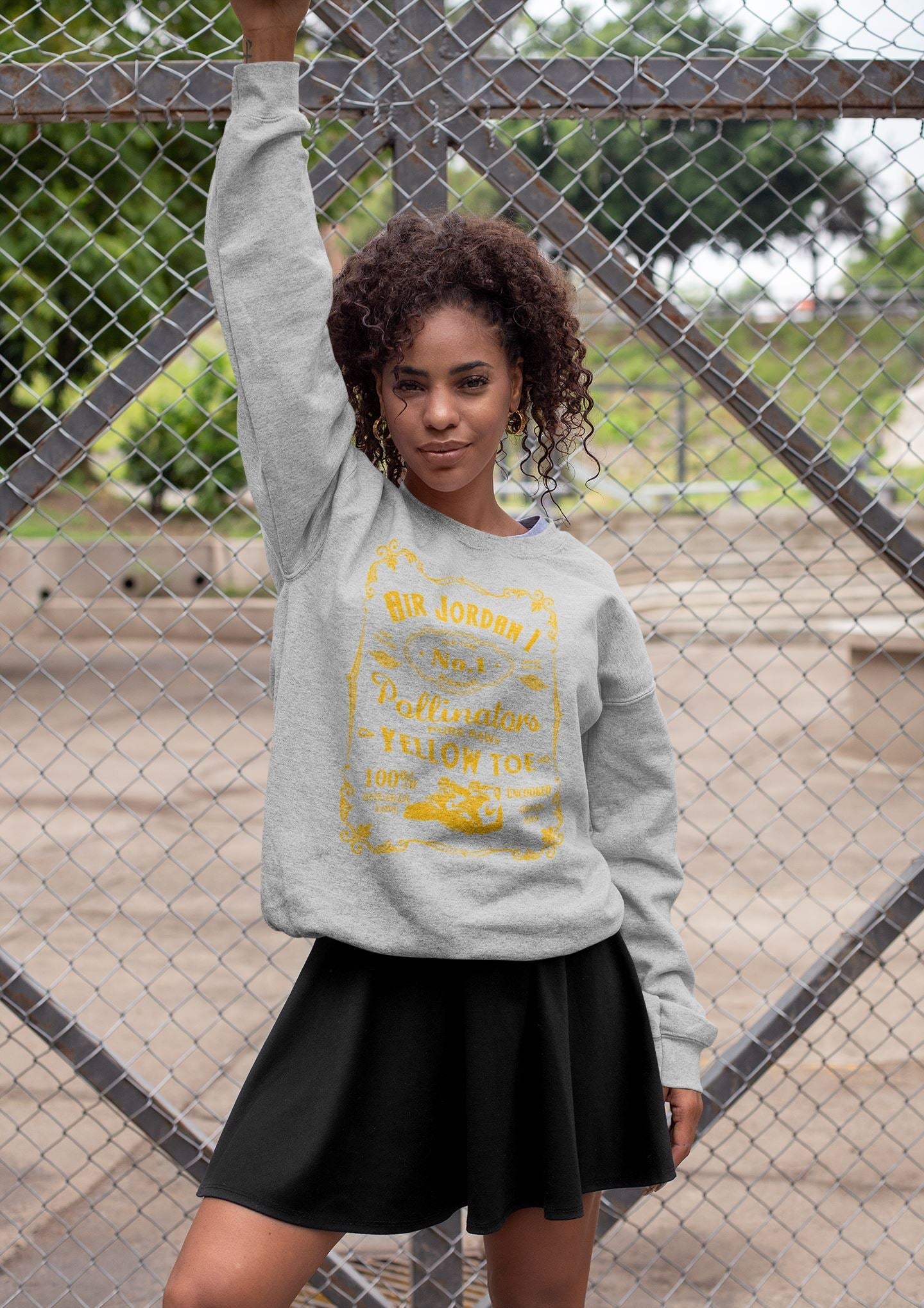 Jordan 1 Yellow Toe Sneaker Match Tees Sneaker Label Sneaker Tees Jordan 1 Yellow Toe Sneaker Release Tees Unisex Shirts