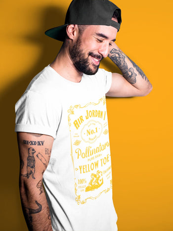 Jordan 1 Yellow Toe Sneaker Match Tees Sneaker Label Sneaker Tees Jordan 1 Yellow Toe Sneaker Release Tees Unisex Shirts