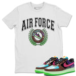 Air Force 1 Undefeated Fauna Brown Sneaker Match Tees Sneaker Letter Sneaker Tees Air Force 1 Undefeated Fauna Brown Sneaker Release Tees Unisex Shirts