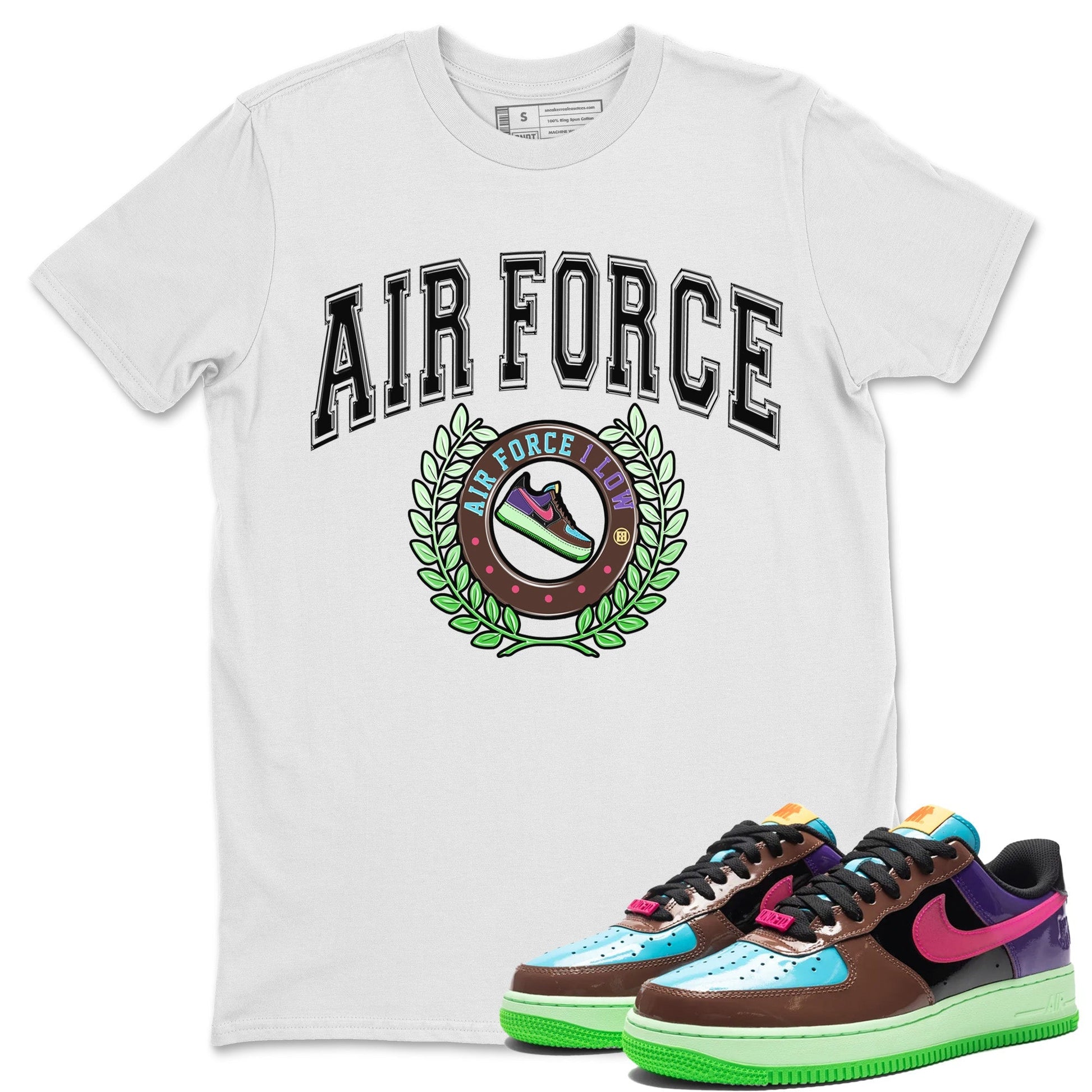 Air Force 1 Undefeated Fauna Brown Sneaker Match Tees Sneaker Letter Sneaker Tees Air Force 1 Undefeated Fauna Brown Sneaker Release Tees Unisex Shirts