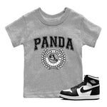 Jordan 1 Black White Sneaker Match Tees Sneaker Letter Sneaker Tees Jordan 1 Black White Sneaker Release Tees Kids Shirts