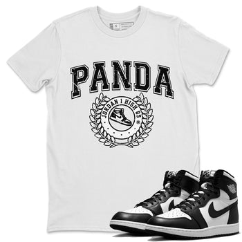 Jordan 1 Black White Sneaker Match Tees Sneaker Letter Sneaker Tees Jordan 1 Black White Sneaker Release Tees Unisex Shirts
