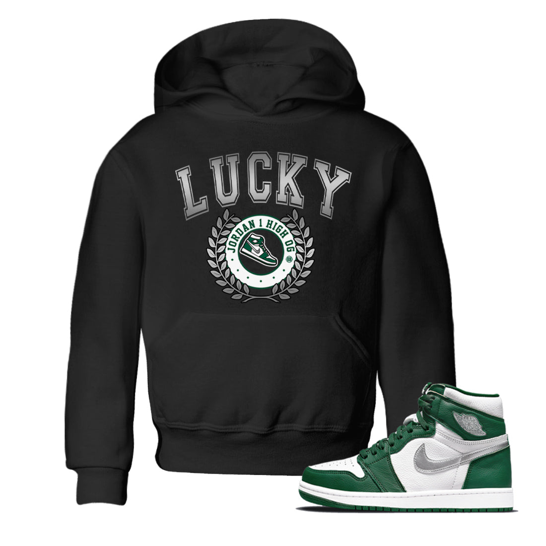 Jordan 1 Gorge Green Sneaker Match Tees Sneaker Letter Sneaker Tees Jordan 1 Gorge Green Sneaker Release Tees Kids Shirts