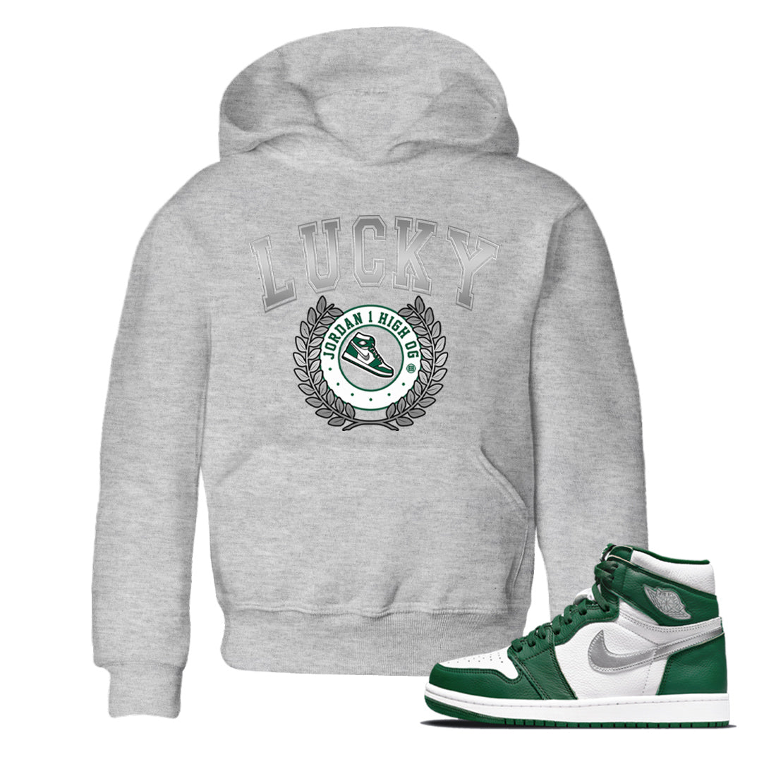 Jordan 1 Gorge Green Sneaker Match Tees Sneaker Letter Sneaker Tees Jordan 1 Gorge Green Sneaker Release Tees Kids Shirts