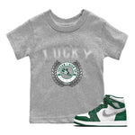 Jordan 1 Gorge Green Sneaker Match Tees Sneaker Letter Sneaker Tees Jordan 1 Gorge Green Sneaker Release Tees Kids Shirts