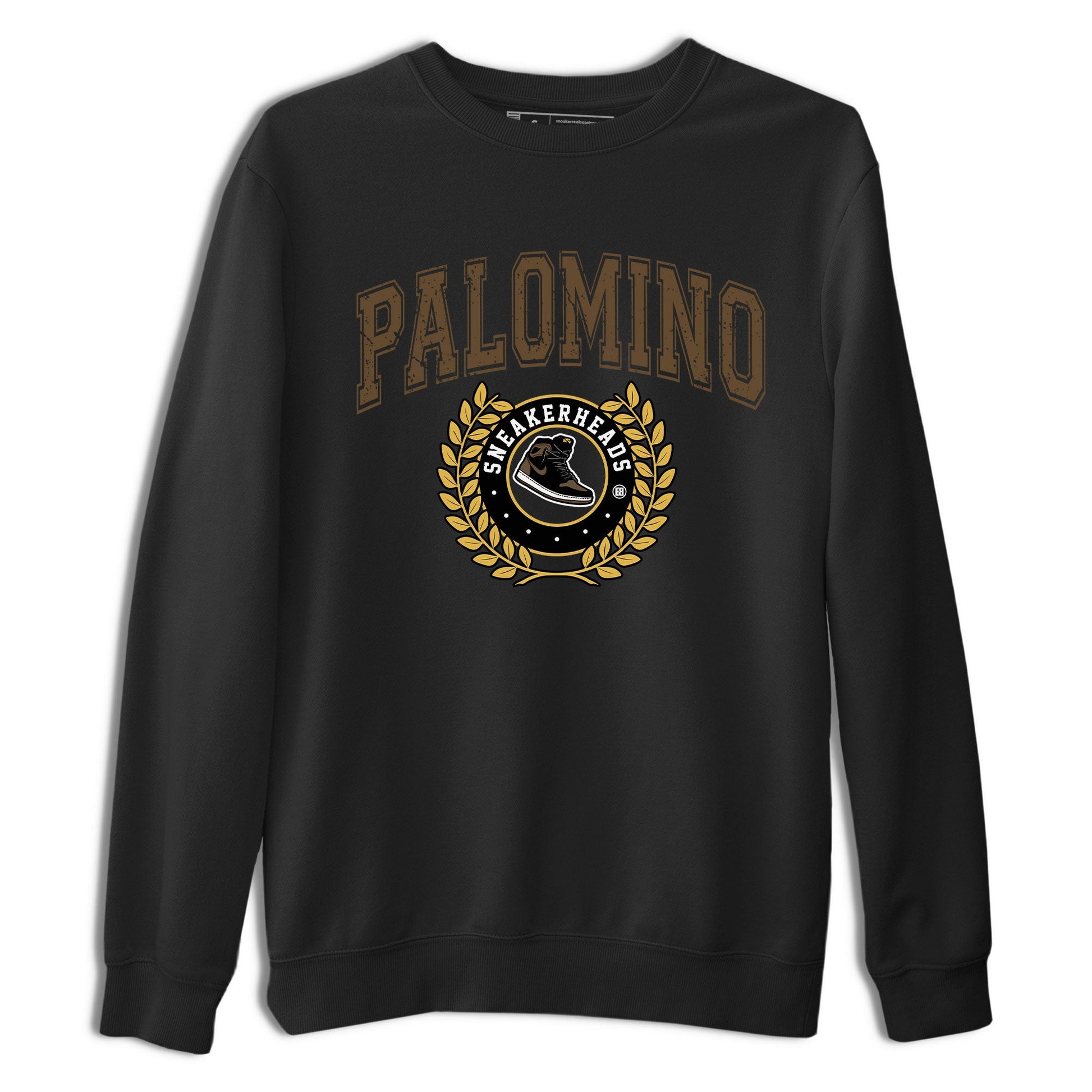Air Jordan 1 Palomino shirt to match jordans Sneaker Letter sneaker tees Crew Neck Jordan 1 Retro High OG Palomino SNRT Sneaker Release Tees Unisex Casual Shirts Black 2 T-Shirt