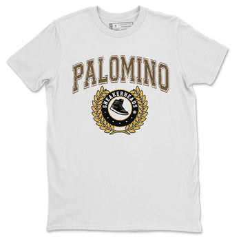Air Jordan 1 Palomino shirt to match jordans Sneaker Letter sneaker tees Crew Neck Jordan 1 Retro High OG Palomino SNRT Sneaker Release Tees Unisex Casual Shirts White 2 T-Shirt