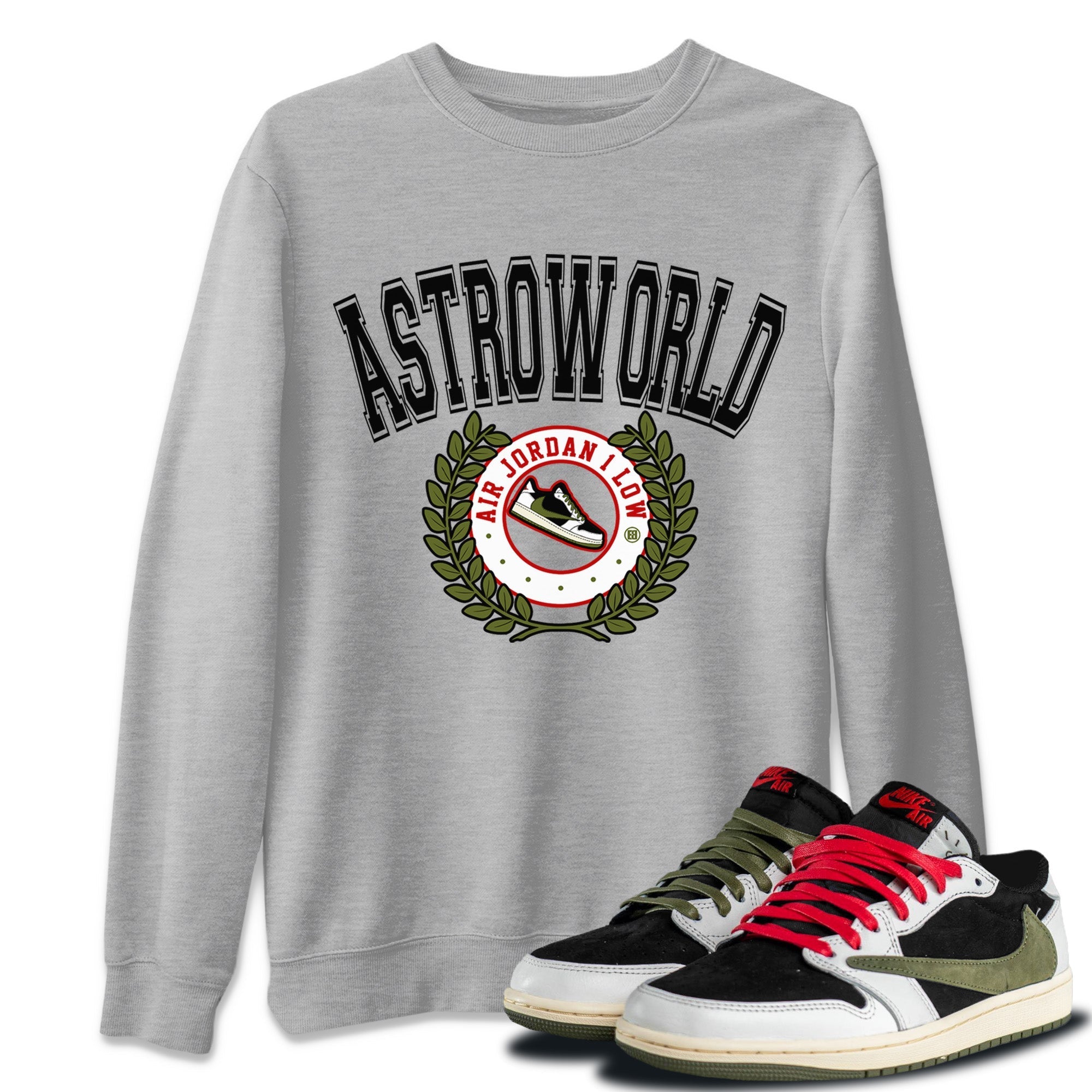 Jordan 1 Travis Scott Olive Sneaker Match Tees Sneaker Letter Sneaker Tees Jordan 1 Travis Scott Olive Sneaker Release Tees Unisex Shirts