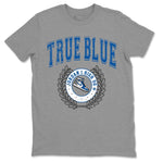 Jordan 1 True Blue Sneaker Match Tees Sneaker Letter Sneaker Tees Jordan 1 True Blue Sneaker Release Tees Unisex Shirts