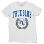 Jordan 1 True Blue Sneaker Match Tees Sneaker Letter Sneaker Tees Jordan 1 True Blue Sneaker Release Tees Unisex Shirts