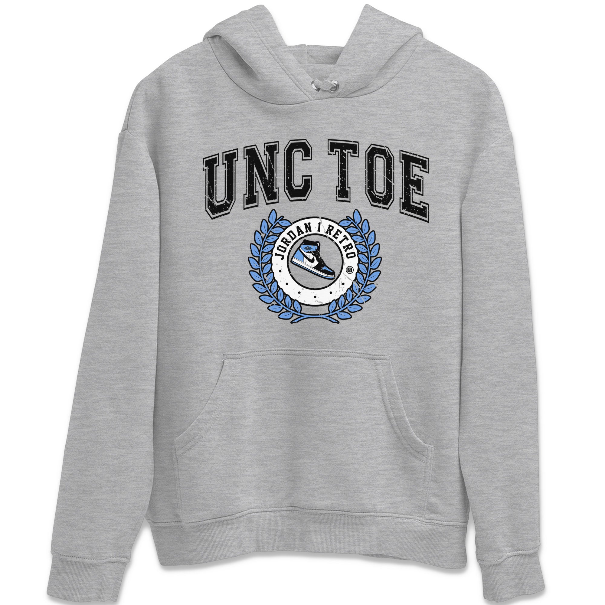 Air Jordan 1 Retro High OG UNC Toe shirt to match jordans Sneaker Letter sneaker tees UNC Toe 1s SNRT Sneaker Release Tees Unisex Heather Grey 2 T-Shirt