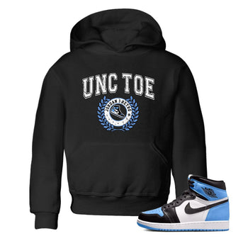 Air Jordan 1 Retro High OG UNC Toe shirt to match jordans Sneaker Letter sneaker tees UNC Toe 1s SNRT Sneaker Release Tees Baby Toddler Black 1 T-Shirt
