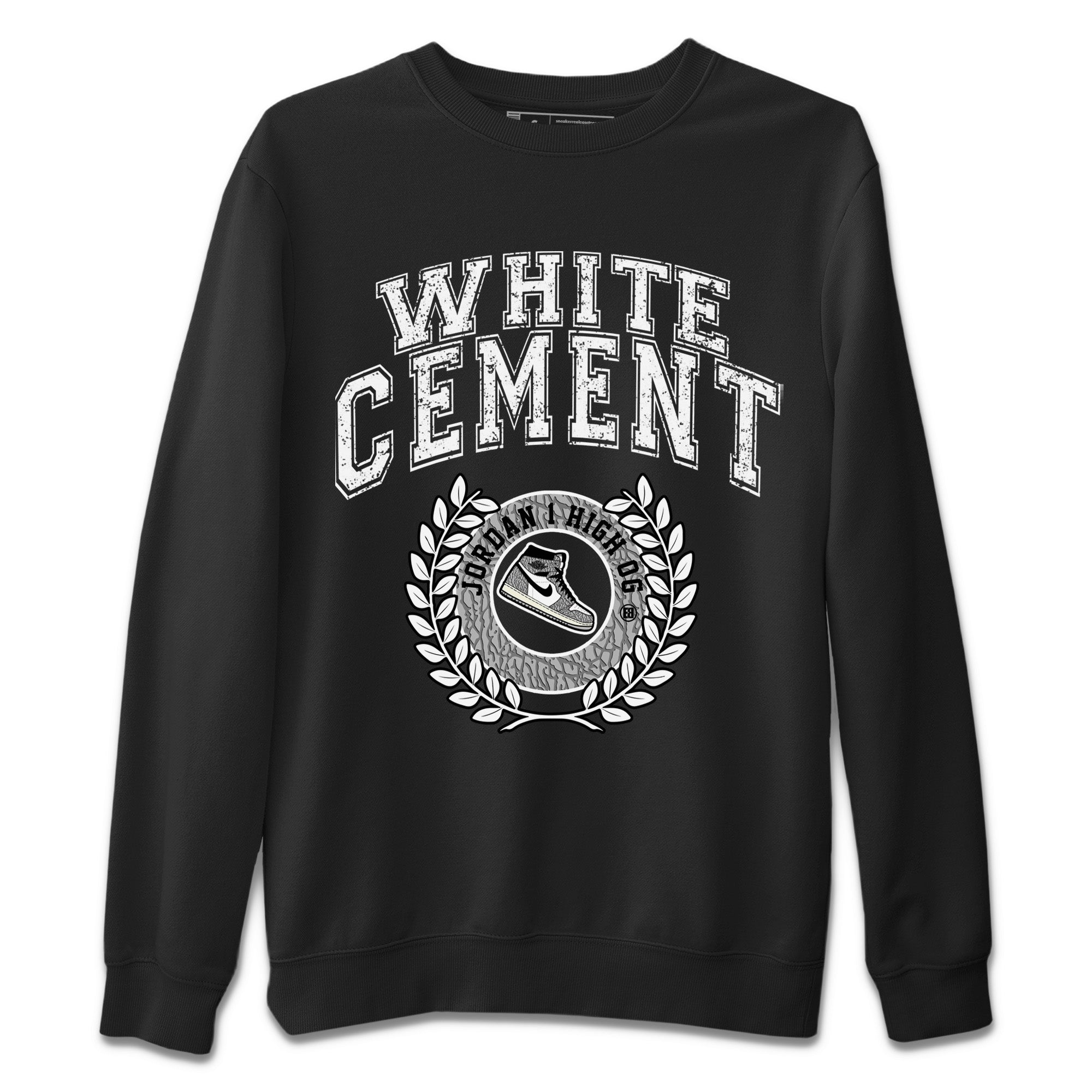 Jordan 1 White Cement Sneaker Match Tees Sneaker Letter Sneaker Tees Jordan 1 White Cement Sneaker Release Tees Unisex Shirts