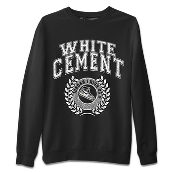 Jordan 1 White Cement Sneaker Match Tees Sneaker Letter Sneaker Tees Jordan 1 White Cement Sneaker Release Tees Unisex Shirts