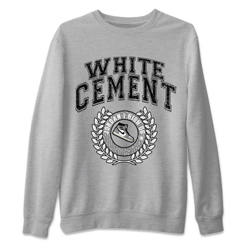 Jordan 1 White Cement Sneaker Match Tees Sneaker Letter Sneaker Tees Jordan 1 White Cement Sneaker Release Tees Unisex Shirts