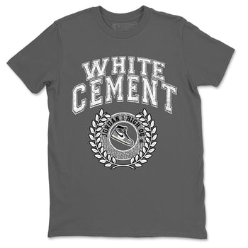 Jordan 1 White Cement Sneaker Match Tees Sneaker Letter Sneaker Tees Jordan 1 White Cement Sneaker Release Tees Unisex Shirts