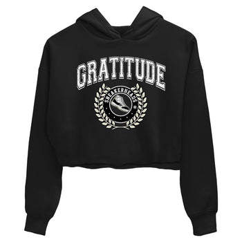 Air Jordan 11 Retro Gratitude shirt to match jordans Sneaker Letter sneaker match tees Air Jordan 11 Gratitude SNRT Sneaker Release Tees Black 2 Crop T-Shirt