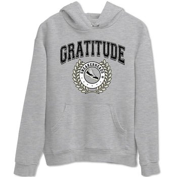 Air Jordan 11 Retro Gratitude shirt to match jordans Sneaker Letter sneaker match tees Air Jordan 11 Gratitude SNRT Sneaker Release Tees Unisex Heather Grey 2 T-Shirt
