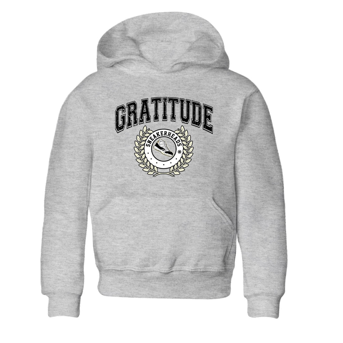 Air Jordan 11 Retro Gratitude shirt to match jordans Sneaker Letter sneaker match tees Air Jordan 11 Gratitude SNRT Sneaker Release Tees Baby Toddler Heather Grey 2 T-Shirt