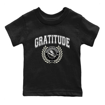 Air Jordan 11 Retro Gratitude shirt to match jordans Sneaker Letter sneaker match tees Air Jordan 11 Gratitude SNRT Sneaker Release Tees Baby Toddler Black 2 T-Shirt