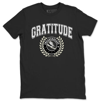 Air Jordan 11 Retro Gratitude shirt to match jordans Sneaker Letter sneaker match tees Air Jordan 11 Gratitude SNRT Sneaker Release Tees Unisex Black 2 T-Shirt