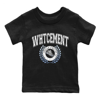 Air Jordan 11 White Cement Sneaker Match Tees Sneaker Letter Sneaker Tees Air Jordan 11 Cement Grey Sneaker Release Tees Kids Shirts Black 2
