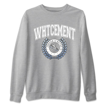 Air Jordan 11 White Cement Sneaker Match Tees Sneaker Letter Sneaker Tees Air Jordan 11 Cement Grey Sneaker Release Tees Unisex Shirts Heather Grey 2